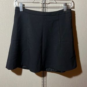 Fully lined black mini skirt MANGO 4